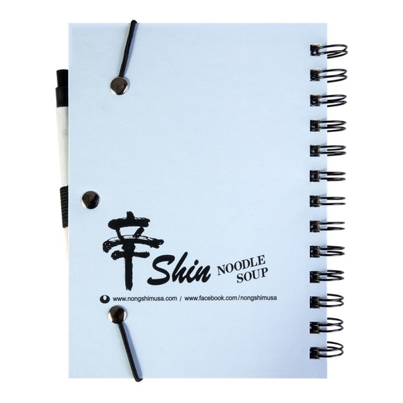 🍜 NONGSHIM Korean Instant Noodles Spicy Ramen Notepad w/Pen - Picture 5 of 9